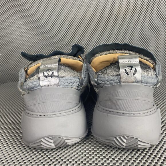 Valabasas Shoes Sneakers Mens Size 11 Smoke Silver Gray Lace Up Low Top - Picture 8 of 12